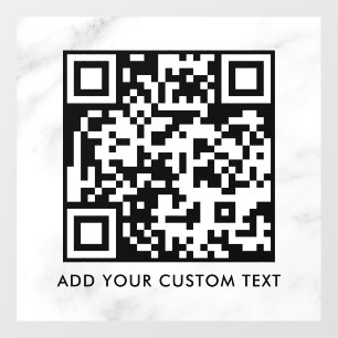 Autocollant Pour Fenêtre Code QR Moderne Simple Élégant Scannable