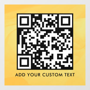 Autocollant Pour Fenêtre Code QR Moderne Simple Élégant Scannable