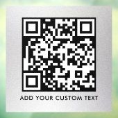 Autocollant Pour Fenêtre Code QR | Moderne Simple Élégant Scannable (Feuille 3)