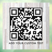 Autocollant Pour Fenêtre Code QR | Moderne Simple Élégant Scannable  (Feuille 3)