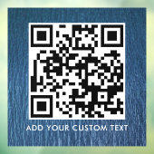 Autocollant Pour Fenêtre Code QR | Moderne Simple Élégant Scannable (Feuille 3)
