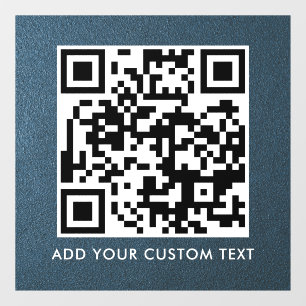 Autocollant Pour Fenêtre Code QR Moderne Simple Élégant Scannable
