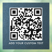 Autocollant Pour Fenêtre Code QR | Moderne Simple Élégant Scannable (Feuille 3)