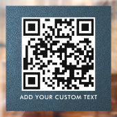 Autocollant Pour Fenêtre Code QR | Moderne Simple Élégant Scannable (Feuille 2)