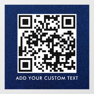 Autocollant Pour Fenêtre Code QR Moderne Simple Élégant Scannable