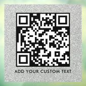 Autocollant Pour Fenêtre Code QR | Moderne Simple Scannable Élégant (Feuille 3)