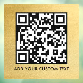 Autocollant Pour Fenêtre Code QR | Moderne Simple Scannable Élégant (Feuille 3)