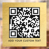 Autocollant Pour Fenêtre Code QR | Moderne Simple Scannable Élégant (Feuille 2)