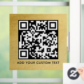 Autocollant Pour Fenêtre Code QR | Moderne Simple Scannable Élégant (Maison)