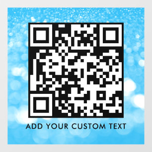 Autocollant Pour Fenêtre Code QR Moderne Simple Scannable Élégant