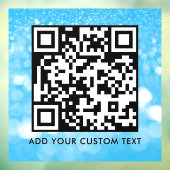 Autocollant Pour Fenêtre Code QR | Moderne Simple Scannable Élégant (Feuille 3)