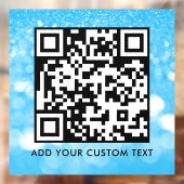 Autocollant Pour Fenêtre Code QR | Moderne Simple Scannable Élégant (Feuille 2)