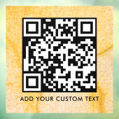 Autocollant Pour Fenêtre Code QR | Moderne Simple Scannable Élégant (Feuille 3)