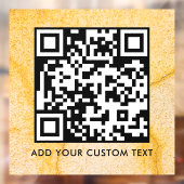 Autocollant Pour Fenêtre Code QR | Moderne Simple Scannable Élégant (Feuille 2)