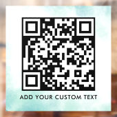 Autocollant Pour Fenêtre Code QR | Moderne Simple Scannable Élégant  (Feuille 2)