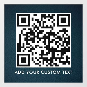 Autocollant Pour Fenêtre Code QR Moderne Simple Scannable Élégant