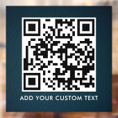 Autocollant Pour Fenêtre Code QR | Moderne Simple Scannable Élégant (Feuille 2)