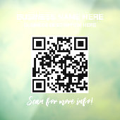 Autocollant Pour Fenêtre Code QR opaque voiture entreprise camion (Feuille 3)