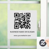 Autocollant Pour Fenêtre Code QR professionnel d'entreprise commerciale (Maison)