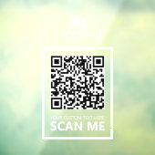 Autocollant Pour Fenêtre Code QR professionnel Scannez-moi (Feuille 3)