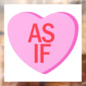 Autocollant Pour Fenêtre Coeur de bonbons - COMME SI (Feuille 2)