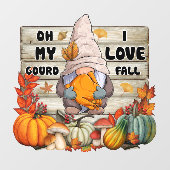 Autocollant Pour Fenêtre Collection d'automne populaire Thanksgiving (Feuille)