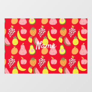 Autocollant Pour Fenêtre Collection de fruits assorés Thunder_Cove