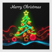 Autocollant Pour Fenêtre Collection de Noël moderne Neon (Feuille)