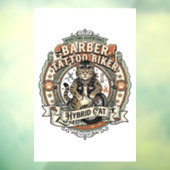 Autocollant Pour Fenêtre Comptable Saison Fiscale Chat Comptable Saison Fis (Feuille 3)