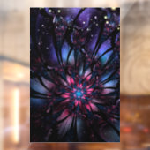 Autocollant Pour Fenêtre Conception Abstraite des fleurs fractales. (Feuille 2)