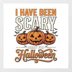 Autocollant Pour Fenêtre Conception de chemise de citrouille d'Halloween ef