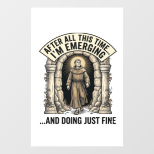 Autocollant Pour Fenêtre Conception de chemise graphique de gravure d'humou