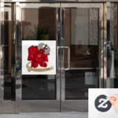 Autocollant Pour Fenêtre Conception de dés barbares (Porte de bureau)