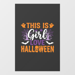 Autocollant Pour Fenêtre Conception de fantôme Halloween Girl Love_1