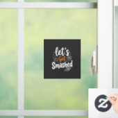 Autocollant Pour Fenêtre Conception de fête Halloween dévastée (Maison)