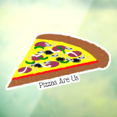 Autocollant Pour Fenêtre Conception de pizza (Feuille 3)