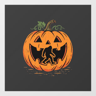 Autocollant Pour Fenêtre Conception de silhouette de citrouille Halloween B