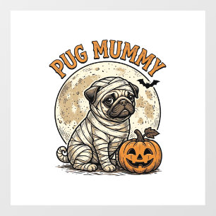 Autocollant Pour Fenêtre Conception de T-shirt de chien vintage Halloween M