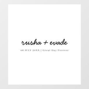 Autocollant Pour Fenêtre Conception de toile de fond minimaliste et propre