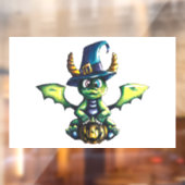 Autocollant Pour Fenêtre Conception magique du dragon d'Halloween (Feuille 2)