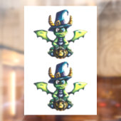 Autocollant Pour Fenêtre Conception magique du dragon d'Halloween (Feuille 2)