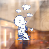 Autocollant Pour Fenêtre Confort et sécurité | Charlie & Snoopy Hug (Feuille 2)