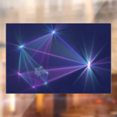 Autocollant Pour Fenêtre Constellation, Art Fractal Abstrait Imaginaire (Feuille 2)