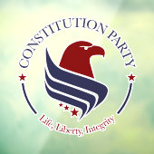 Autocollant Pour Fenêtre Constitution Party window cling (Feuille 3)