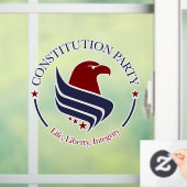 Autocollant Pour Fenêtre Constitution Party window cling (Maison)