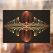 Autocollant Pour Fenêtre Construction d'Imaginaires Art Fractal Abstrait br (Feuille 2)