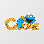 Autocollant Pour Fenêtre Cookie Monster | Cookie ! (Feuille)