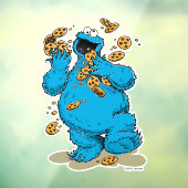 Autocollant Pour Fenêtre Cookie Monster Crazy Cookies (Feuille 3)