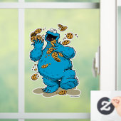 Autocollant Pour Fenêtre Cookie Monster Crazy Cookies (Maison)