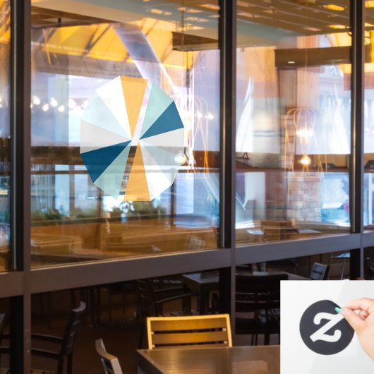 Autocollant Pour Fenêtre Couleurs  (Fenêtre du restaurant)